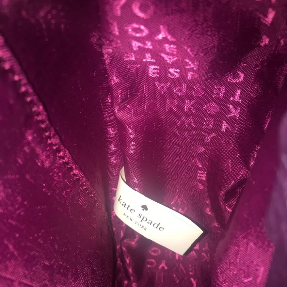 Deep purple/plum Kate spade satchel - Picture 4 of 4